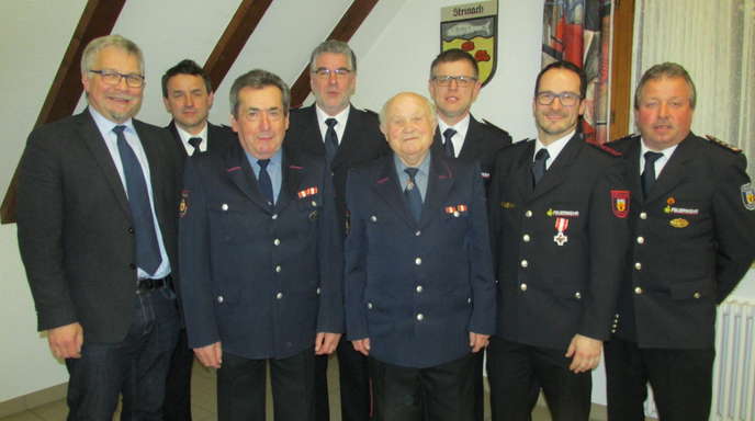 Eduard Halter seit 70 Jahren bei der Steinacher Feuerwehr