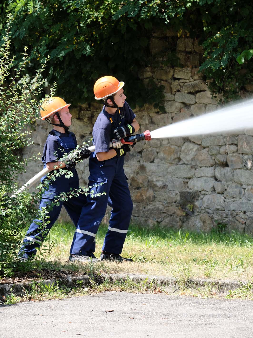 Jugendfeuerwehr war nonstop im Einsatz