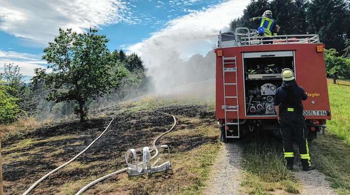 Flächenbrand in Steinach